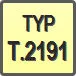 Piktogram - Typ: T.2191